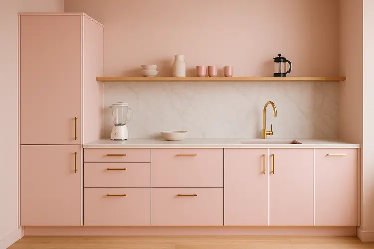 Inspirasi Dapur Pink Minimalis: Cantik, Estetik, dan Tetap Fungsional