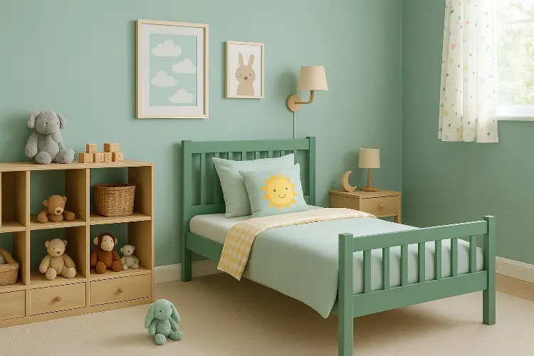 Kamar Anak yang Ceria tapi Tenang