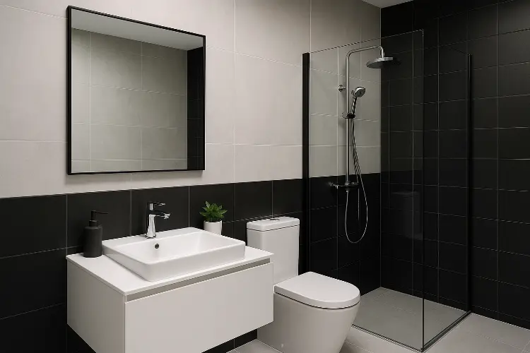 Kamar Mandi Monokrom