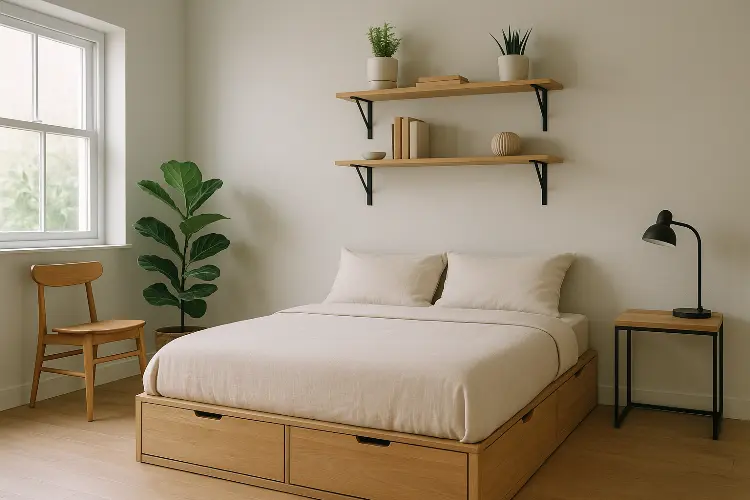 Kamar Tidur Utilitarian Stylish