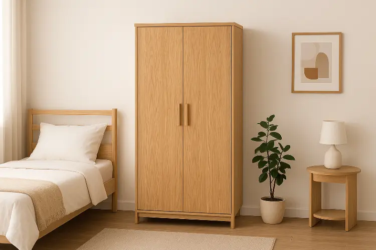 Lemari Minimalis 2 Pintu - Compact dan Natural