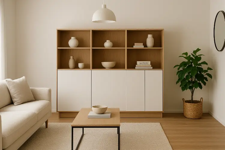 Lemari Minimalis Ruang Tamu - Serbaguna dan Estetik