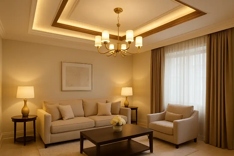 Plafon Ruang Tamu Elegan