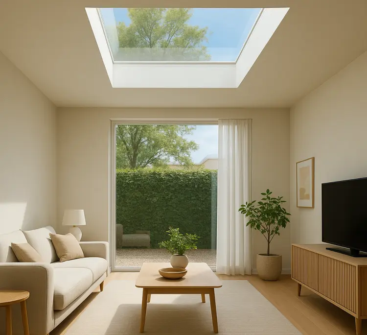 Plafon Skylight untuk Ruang Tamu