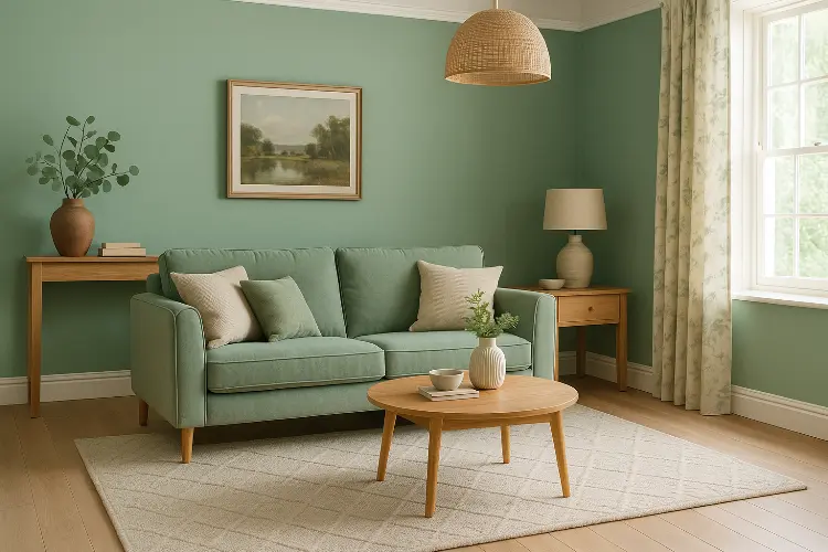 Warna Hijau Telur Asin di Ruang Tamu